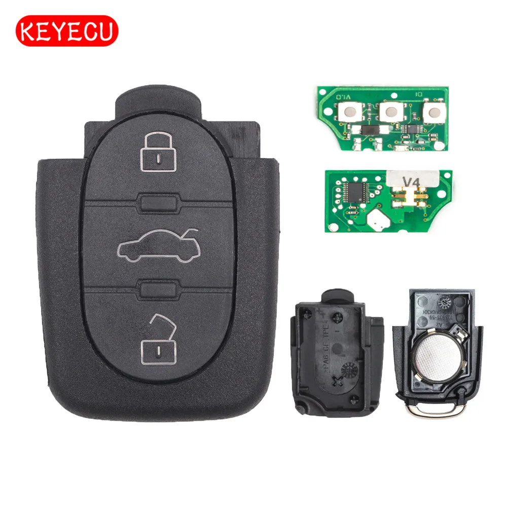 Keyecu Remote Key 3 Button Fob for Volkswagen 1999-2001 Beetle 1999-2001 Bora 1997-2001 Passat 1J0 959 753 B
Keyecu Remote Key 3 Button Fob for Volkswagen 1999-2001 Beetle 1999-2001 Bora 1997-2001 Passat 1J0 959 753 B