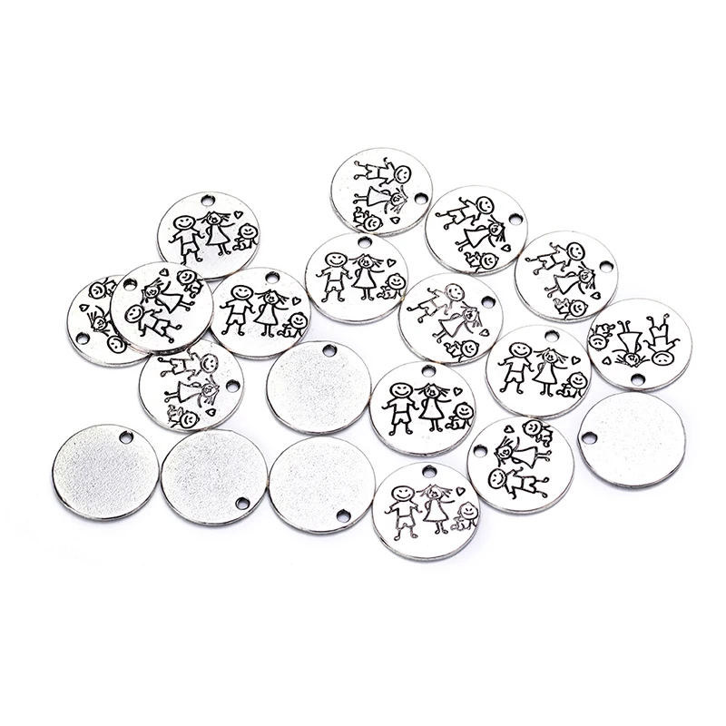 20pcs/lot zinc alloy antique vintage silver plated family parents and baby pendants for Bracelet Necklace DIY Jewelry Making
20pcs/lot zinc alloy antique vintage silver plated family parents and baby pendants for Bracelet Necklace DIY Jewelry Making