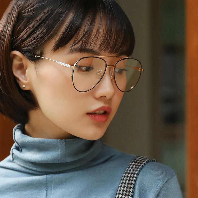Cubojue eyeglasses frames women aviation glasses men unisex eyewear for prescription spectacles pink gold
Cubojue eyeglasses frames women aviation glasses men unisex eyewear for prescription spectacles pink gold