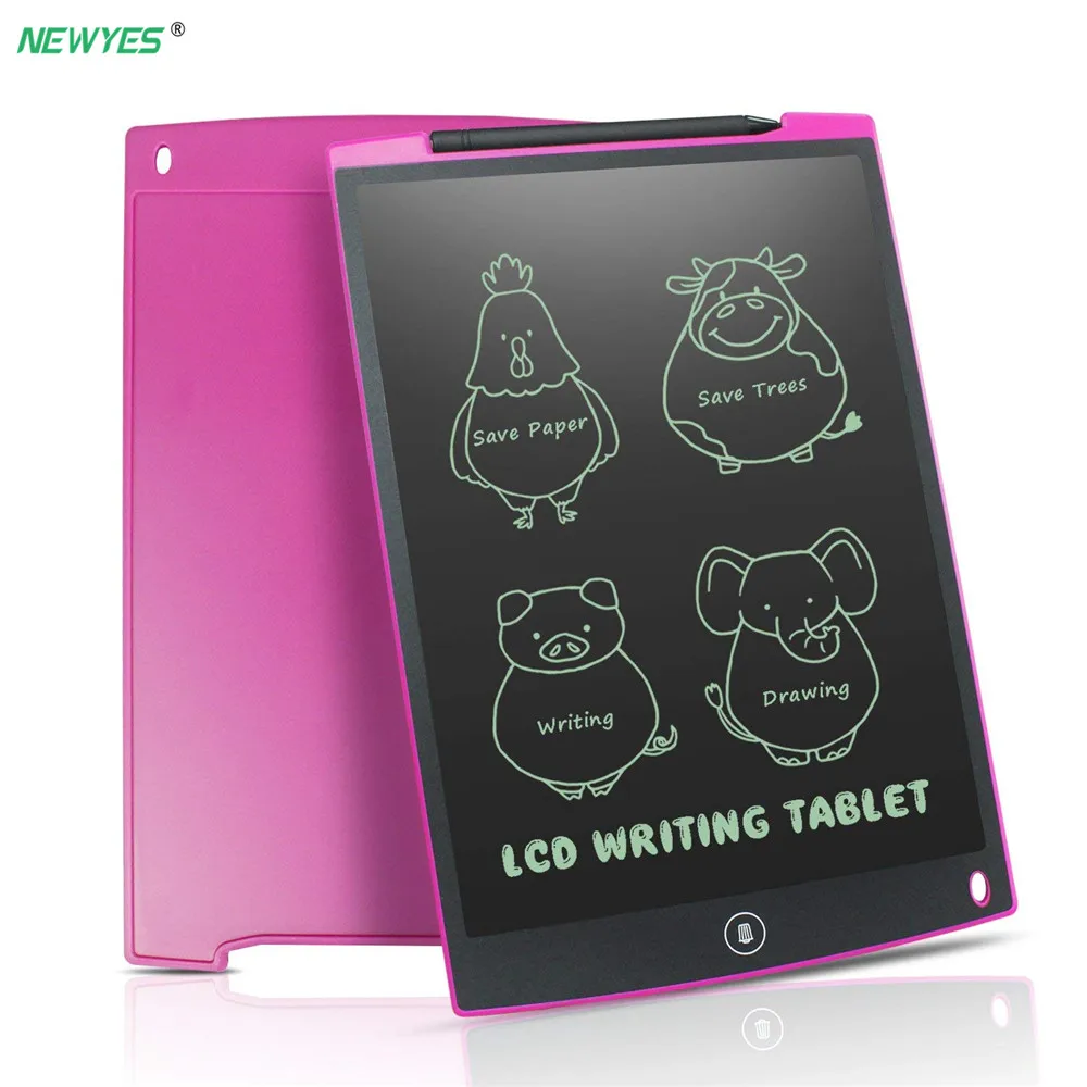 

NeWYeS LCD Writing Tablet 12 Inch Electronic Digital Electronic Graphics Drawing Board Doodle Pad with Stylus pen Gift for kids