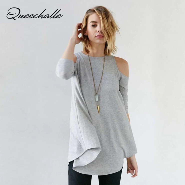 New Fashion Women t-Shirt Spring Autumn 3/4 Sleeve Sexy Off Shoulder Casual Tops XS-XXL Loose Solid Tee Shirt
New Fashion Women t-Shirt Spring Autumn 3/4 Sleeve Sexy Off Shoulder Casual Tops XS-XXL Loose Solid Tee Shirt