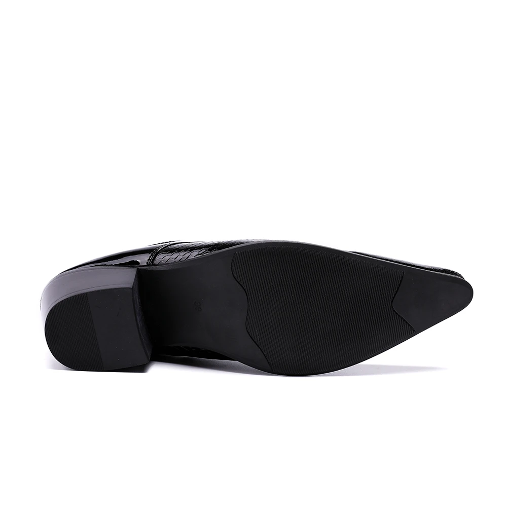 Christia Bella Fashion Black Oxford Shoes Flats Men Dress Shoes Pointed Toe High Heel Party Shoes Handsome Mens Business Shoes
Christia Bella Fashion Black Oxford Shoes Flats Men Dress Shoes Pointed Toe High Heel Party Shoes Handsome Mens Business Shoes