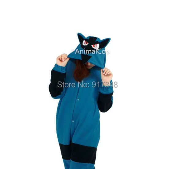 Novelty Cartoon Anime Character Lucario Costume Adult Onesies Women Men's Pajamas Halloween Christmas Party Costumes
Novelty Cartoon Anime Character Lucario Costume Adult Onesies Women Men's Pajamas Halloween Christmas Party Costumes