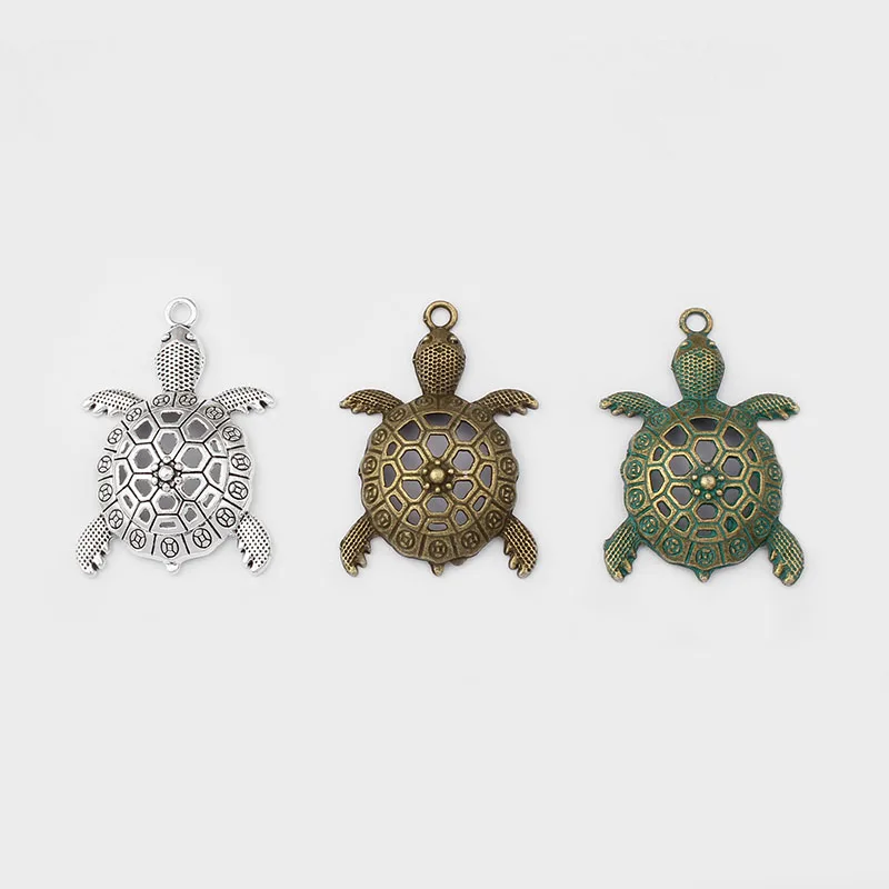 3PCS Patina Large Hollow Turtle Tortoise Charms Pendants for DIY Necklace Jewelry Findings
3PCS Patina Large Hollow Turtle Tortoise Charms Pendants for DIY Necklace Jewelry Findings