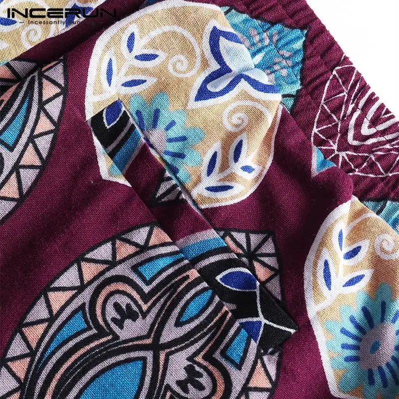 INCERUN Vintage Men Casual Pants Printing Loose Drawstring Leisure Trousers Joggers Cotton Streetwear 2021 Pantalones Hombre
INCERUN Vintage Men Casual Pants Printing Loose Drawstring Leisure Trousers Joggers Cotton Streetwear 2021 Pantalones Hombre