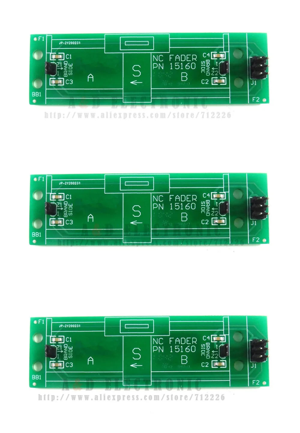 3 шт./лот сменный фейдер для RANE NC Hall Sensor PCB Assy TTM57sl TTM56 TTM56s DJ миксеры PN15160 |