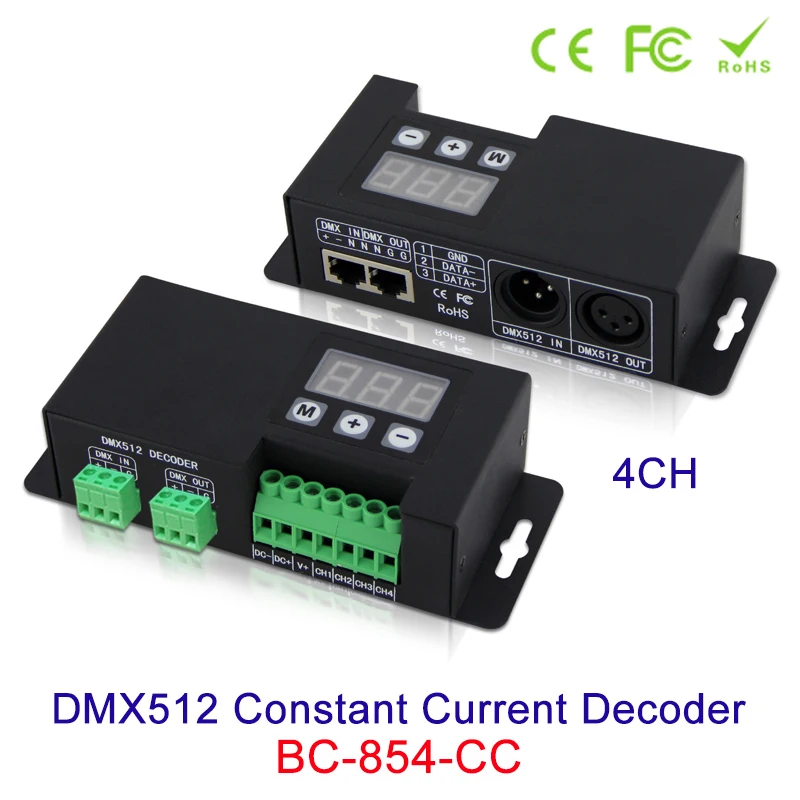 Новое поступление декодер постоянного тока DMX512 3 цифровой дисплей показывает