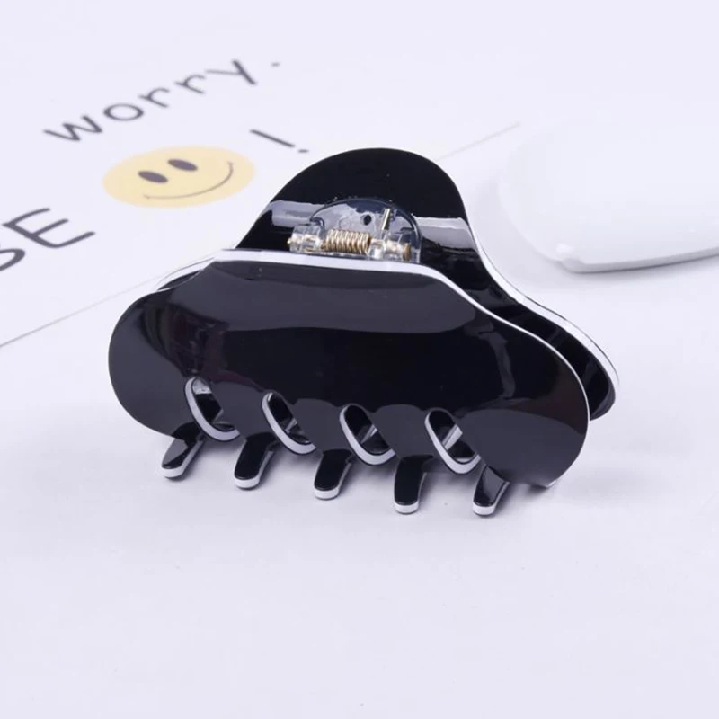 New Candy Color Clip Acrylic Hairpin Large Horsetail Head Ornament Adult Hair Accessories | Аксессуары для одежды