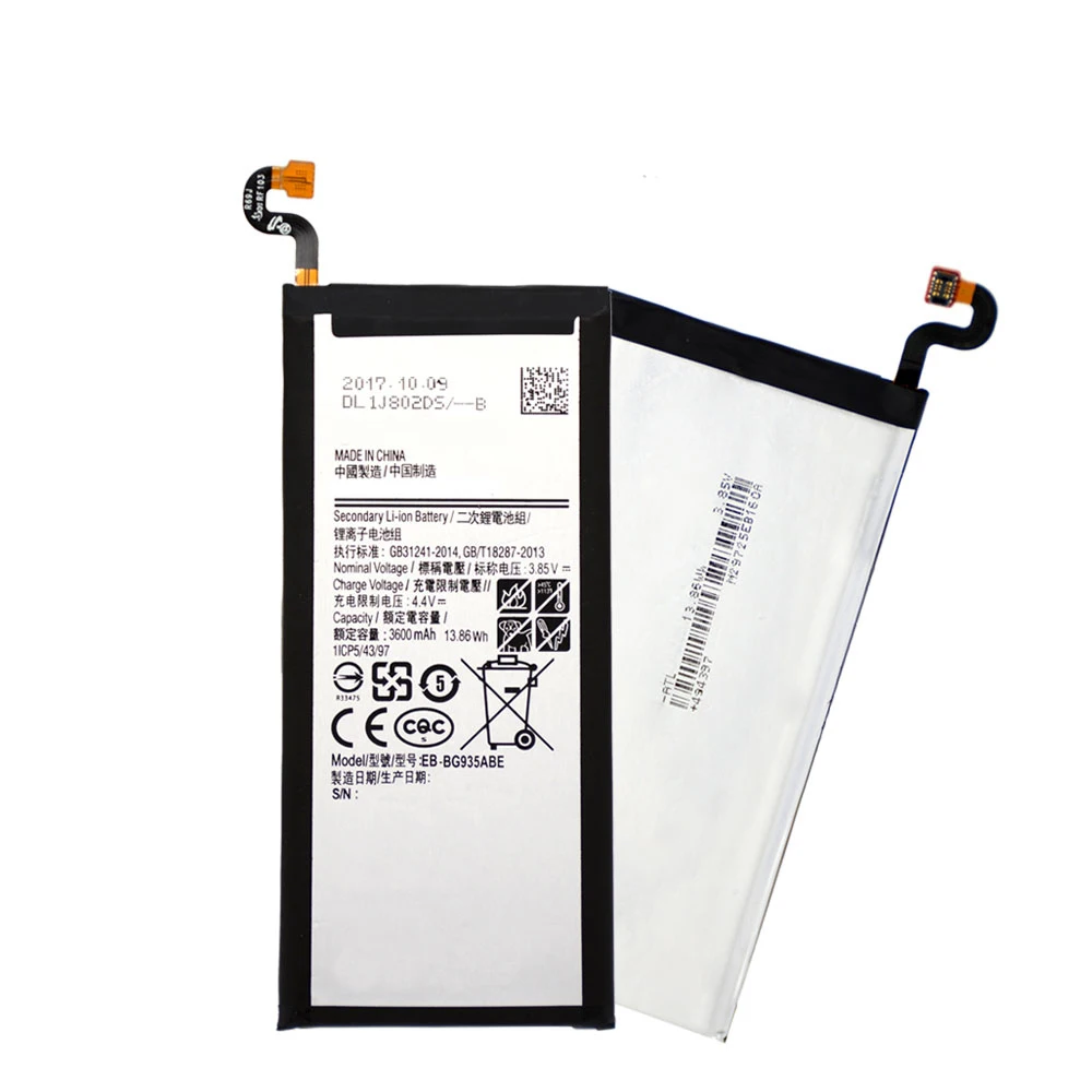 Li-ion Battery For Samsung Galaxy S7 Edge SM-G935 EB-BG935ABE Mobile Phone Replacement batteria akku 3600mAh +Free Ship 20PCS
Li-ion Battery For Samsung Galaxy S7 Edge SM-G935 EB-BG935ABE Mobile Phone Replacement batteria akku 3600mAh +Free Ship 20PCS