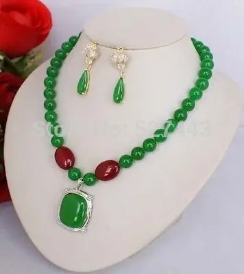 FREE SHIPPING>>@> Wholesale JWEW6559 Fashion jewelry Set 18" Green Nature stone Necklace Earring Natural jewelry
FREE SHIPPING>>@> Wholesale JWEW6559 Fashion jewelry Set 18" Green Nature stone Necklace Earring Natural jewelry