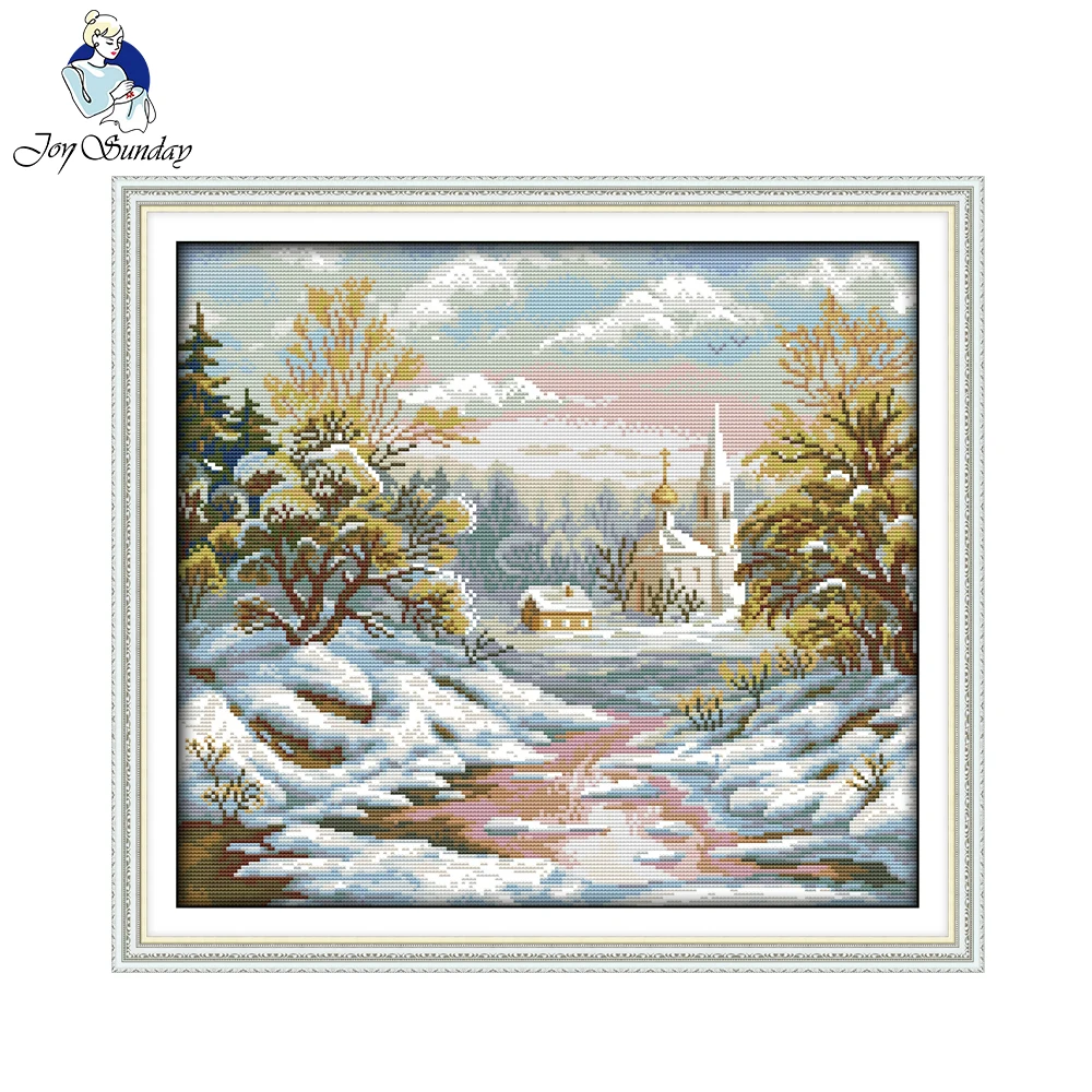 Joy Sunday The Early Frost Counted Cross Stitch 11CT 14CT DIY Printed Cross Stitch Kits for Embroidery Home Decor Needlework Set
Joy Sunday The Early Frost Counted Cross Stitch 11CT 14CT DIY Printed Cross Stitch Kits for Embroidery Home Decor Needlework Set