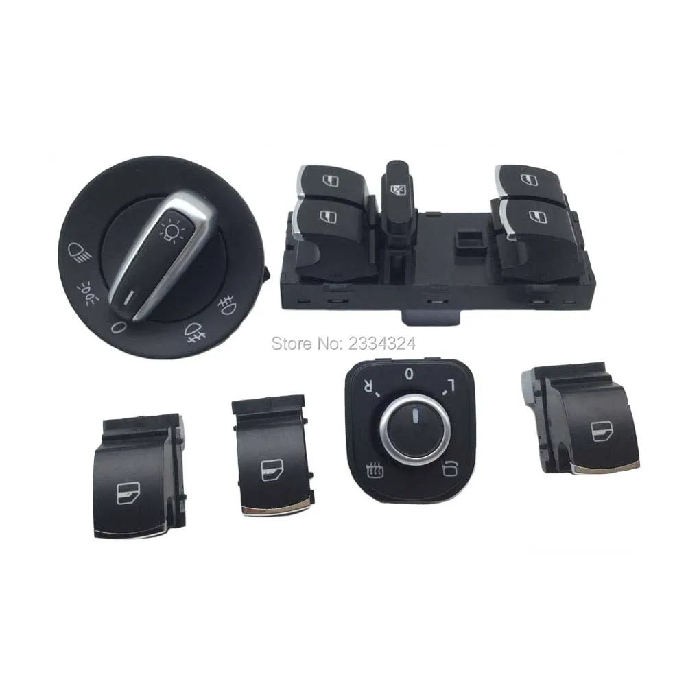Chrome head light Window Switch For VW Jetta Golf MK5 MK6 Passat B6 Tiguan CC 5ND941431A,5ND959857,5ND959855,5ND959565A
Chrome head light Window Switch For VW Jetta Golf MK5 MK6 Passat B6 Tiguan CC 5ND941431A,5ND959857,5ND959855,5ND959565A