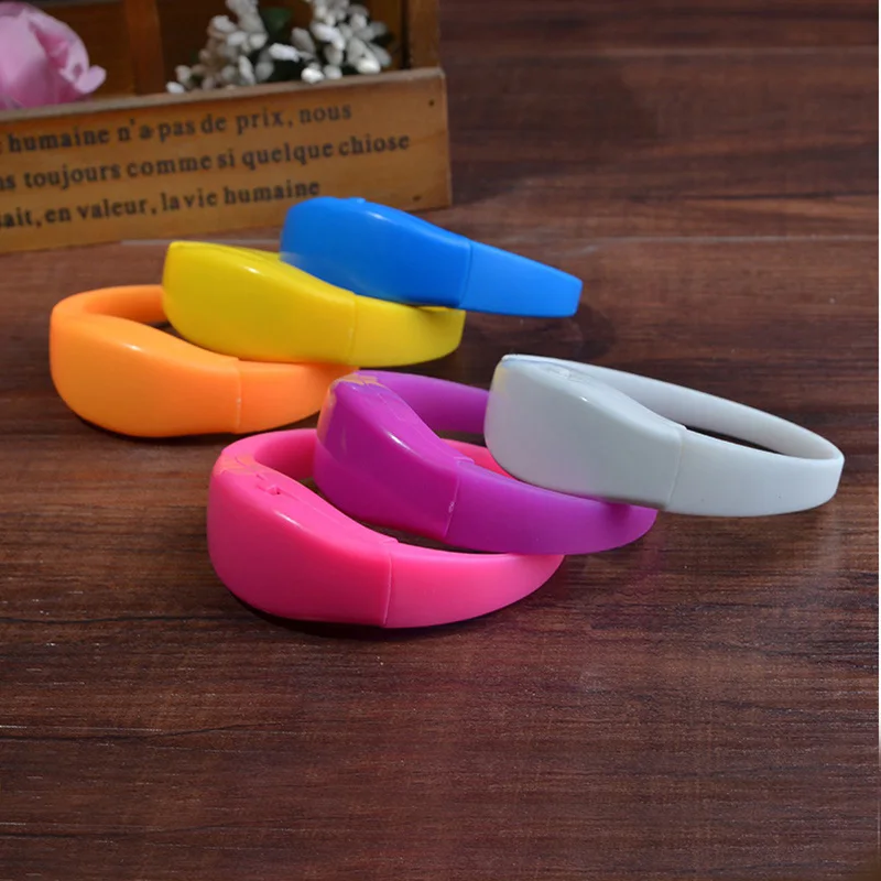 8 kinds colour of bracelets Second Generation solid color sound voice control silicone bracelets free shipping 100pcs/lot
8 kinds colour of bracelets Second Generation solid color sound voice control silicone bracelets free shipping 100pcs/lot