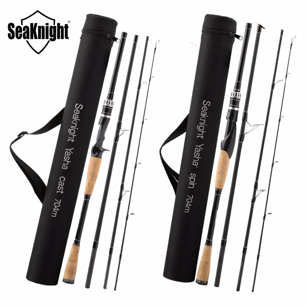 SeaKnight YASHA Fishing Rod 2.4M 2.7M 4 Section M Power Carbon Fiber Spinning/Casting Travel Rod 10-30g Fishing Tackle
SeaKnight YASHA Fishing Rod 2.4M 2.7M 4 Section M Power Carbon Fiber Spinning/Casting Travel Rod 10-30g Fishing Tackle