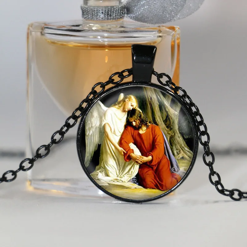 Христос Gesthsemane Подвеска Ожерелье Карл Блаш Иисус религиозный христианский