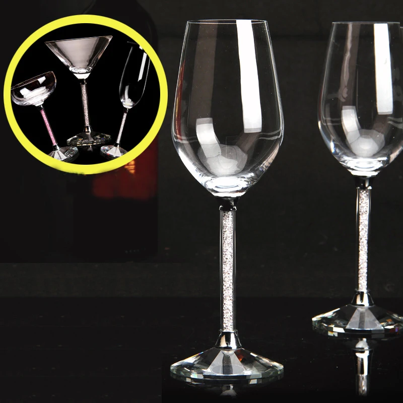 Свадебные бокалы для вина шампанского Fluiten wijngles Kristallijn Luxe Bruiloft Roosteren Bril Goblet