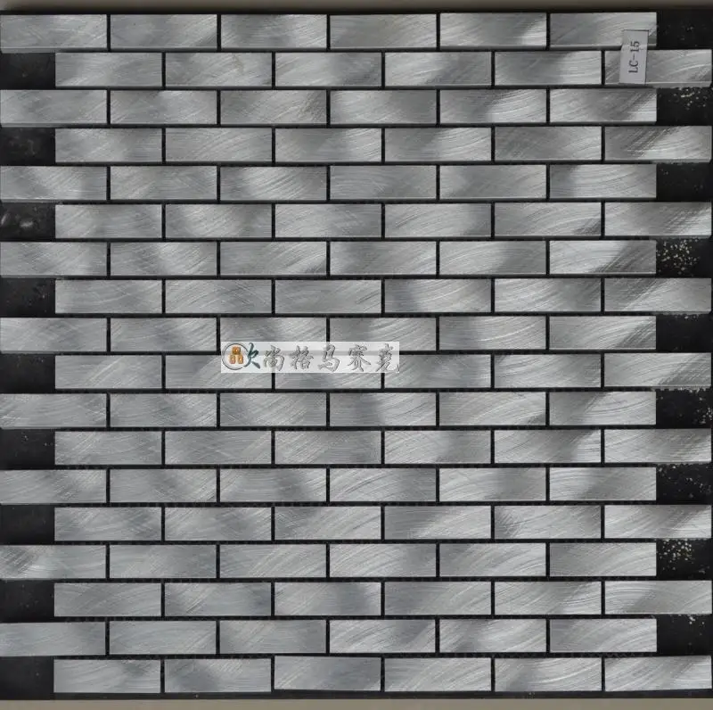 aluminum alloy metal strip mosaic tiles HMM1002A for backsplash kitchen wall sticker bathroom floor tile free shipping
aluminum alloy metal strip mosaic tiles HMM1002A for backsplash kitchen wall sticker bathroom floor tile free shipping