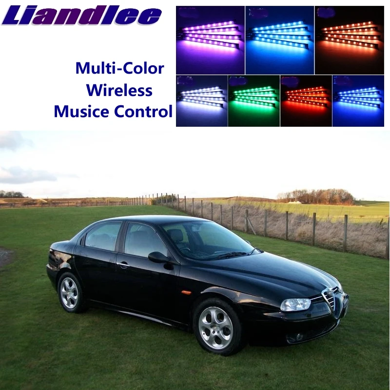 Liandlee для Alfa Romeo 156 AR 1997 ~ 2007 полноцветный Автомобильный светодиодный светящийся