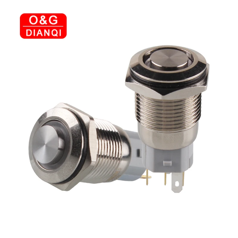 2pcs/lot High Head 16mm Metal Push Button Switch Waterproof Momentary Self locking Button Switch with Ring Led with Free Socket
2pcs/lot High Head 16mm Metal Push Button Switch Waterproof Momentary Self locking Button Switch with Ring Led with Free Socket
