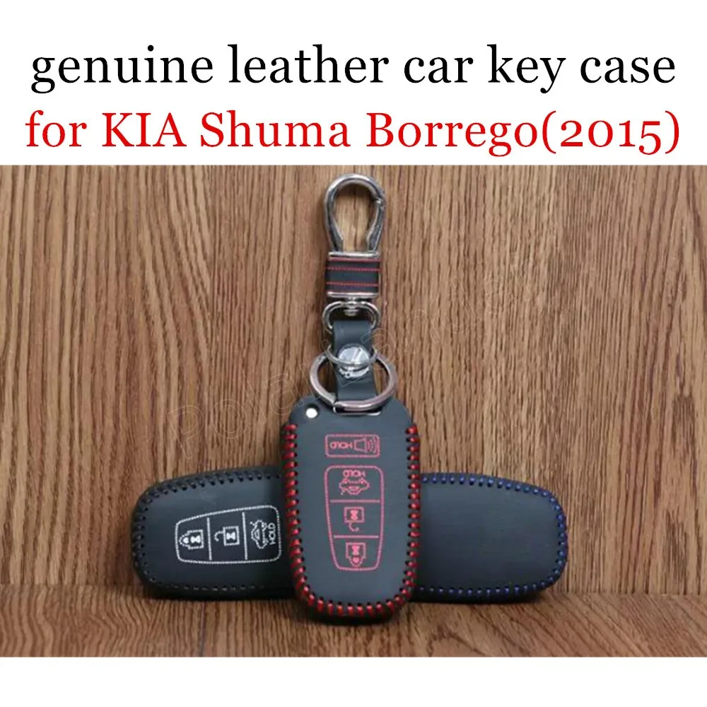 Only Red Color the lowest price Car key case hand sewing real leather key packet car key cover fit for KIA Shuma Borrego(2015)
Only Red Color the lowest price Car key case hand sewing real leather key packet car key cover fit for KIA Shuma Borrego(2015)