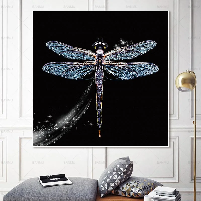 Dragonfly and Hummingbird Wall Canvas Animal Painting Home Decor Poster and Print Bird Picture Painting Wall Art Bedroom Decor
Dragonfly and Hummingbird Wall Canvas Animal Painting Home Decor Poster and Print Bird Picture Painting Wall Art Bedroom Decor