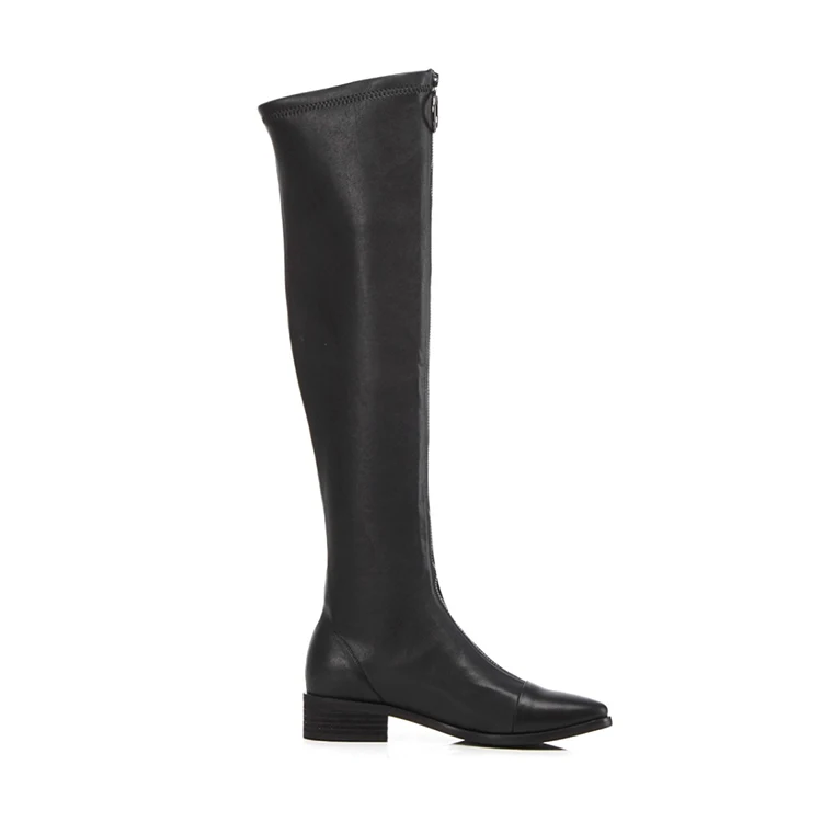 MLJUESE 2019 women over the knee boots Kid Suede winter black color zippers short plush high heels high boots women boots
MLJUESE 2019 women over the knee boots Kid Suede winter black color zippers short plush high heels high boots women boots