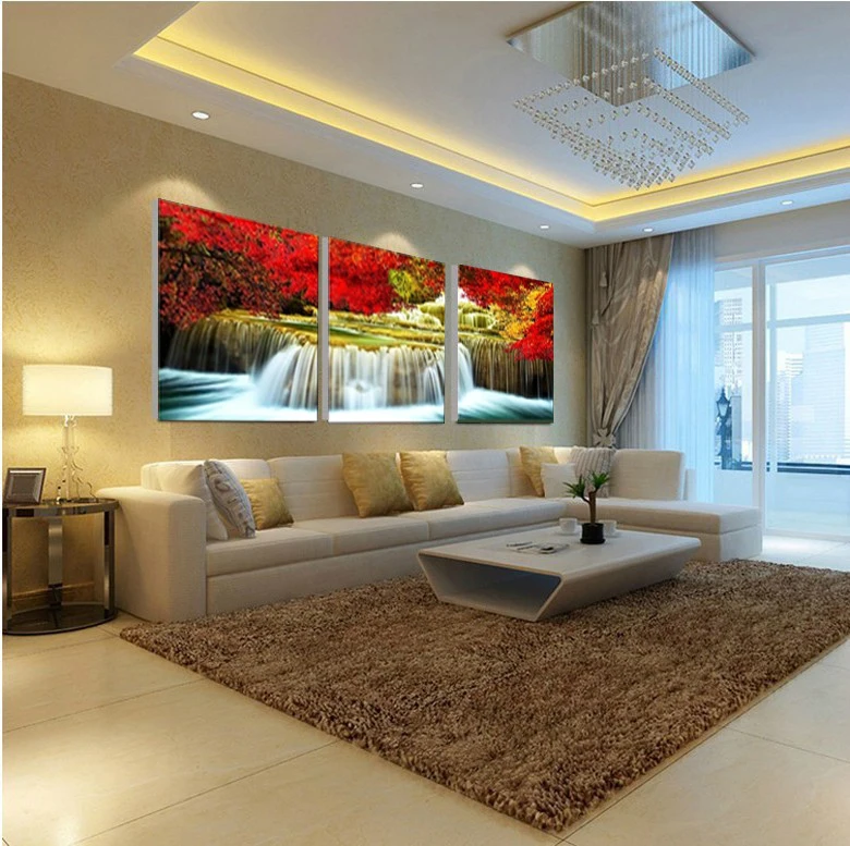 (no Frames) 3pcs Picture Oil Canvas Art Painting Wall Pictures For Living Room Leaves Waterfall Paintings Home Decor Cuadro
(no Frames) 3pcs Picture Oil Canvas Art Painting Wall Pictures For Living Room Leaves Waterfall Paintings Home Decor Cuadro