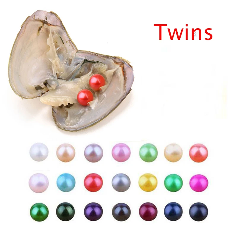 Free shipping 6-7mm round Oyster Twins Pearl 25 mix color Freshwater Natural pearl Gift DIY Loose Decorations Vacuum Packaging
Free shipping 6-7mm round Oyster Twins Pearl 25 mix color Freshwater Natural pearl Gift DIY Loose Decorations Vacuum Packaging