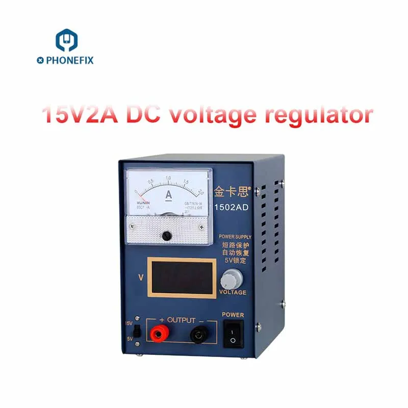 PHONEFIX 110v 220v мини Регулируемый Цифровой DC Питание 15V 2A переключение Питание для ноутбук планшет мобильный телефон ремонт
PHONEFIX 110v 220v мини Регулируемый Цифровой DC Питание 15V 2A переключение Питание для ноутбук планшет мобильный телефон ремонт