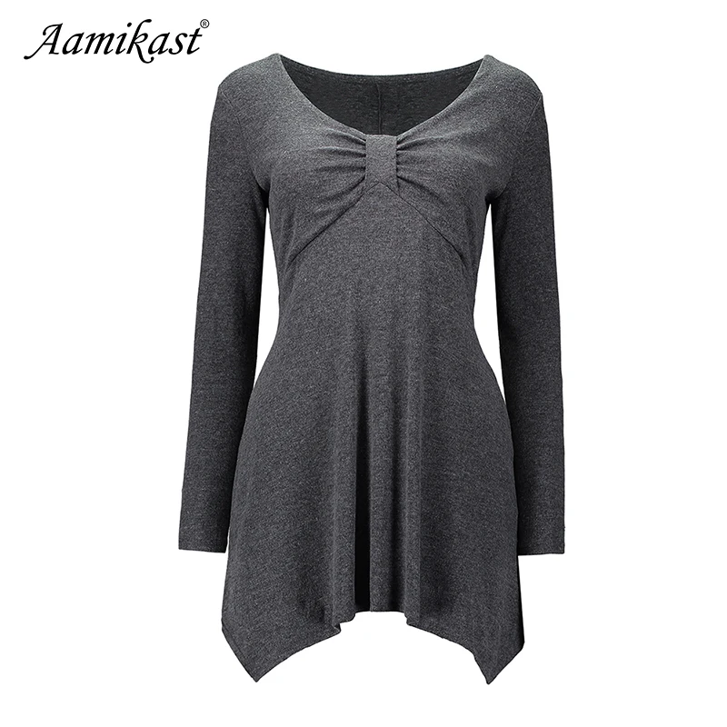 Autumn winter t-shirt Women Print t shirt long Sleeve V-Neck Tie-Dye Long Tunic Top Irregular Hem T-shirt Loose Female Tops
Autumn winter t-shirt Women Print t shirt long Sleeve V-Neck Tie-Dye Long Tunic Top Irregular Hem T-shirt Loose Female Tops