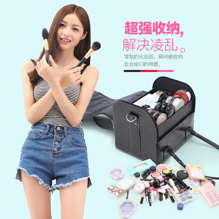 Professional Large Capacity Waterproof Makeup Organizer Cosmetic Cases Storage Box,Fashion 3 Layers PU Leather Beauty Tool Box
Professional Large Capacity Waterproof Makeup Organizer Cosmetic Cases Storage Box,Fashion 3 Layers PU Leather Beauty Tool Box