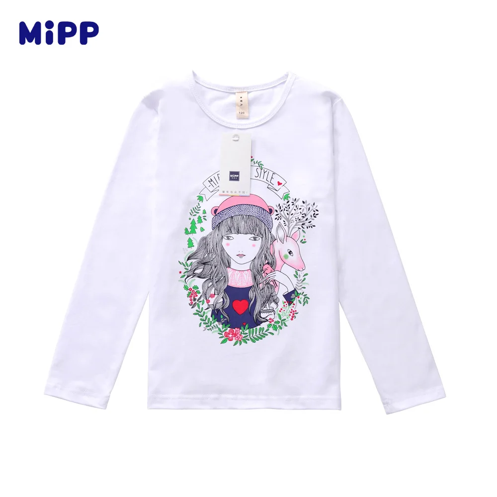 Brand MIPP Girls Clothing Kids T-shirt Girls Clothes Illustration Girl T Shirt Long Sleeve Tops&Tees Children T Shirts for Girl
Brand MIPP Girls Clothing Kids T-shirt Girls Clothes Illustration Girl T Shirt Long Sleeve Tops&Tees Children T Shirts for Girl