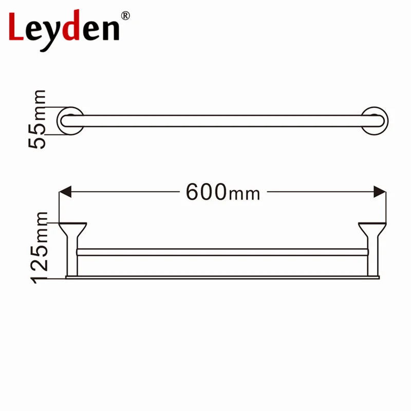 Leyden Brushed Nickel Wall Mounted Stainless Steel Double Towel Bar Towel Holder Towel Rail Clothes Hanger Bathroom Accessories
Leyden Brushed Nickel Wall Mounted Stainless Steel Double Towel Bar Towel Holder Towel Rail Clothes Hanger Bathroom Accessories