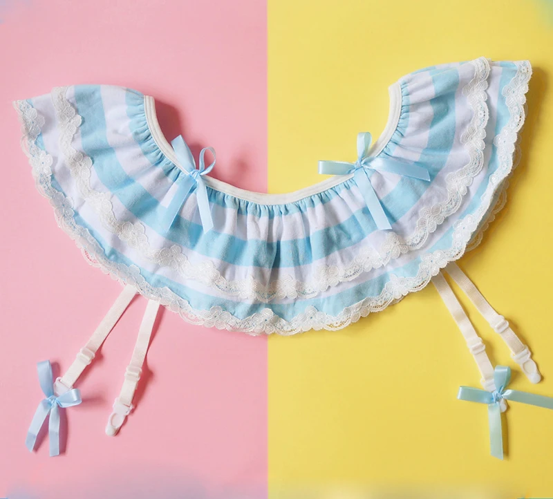 Cute Anime Type Blue White Stripe Women Suspenders Garters Bow Double Layers Adjustable Belt Strap Suspender for Stockings
Cute Anime Type Blue White Stripe Women Suspenders Garters Bow Double Layers Adjustable Belt Strap Suspender for Stockings