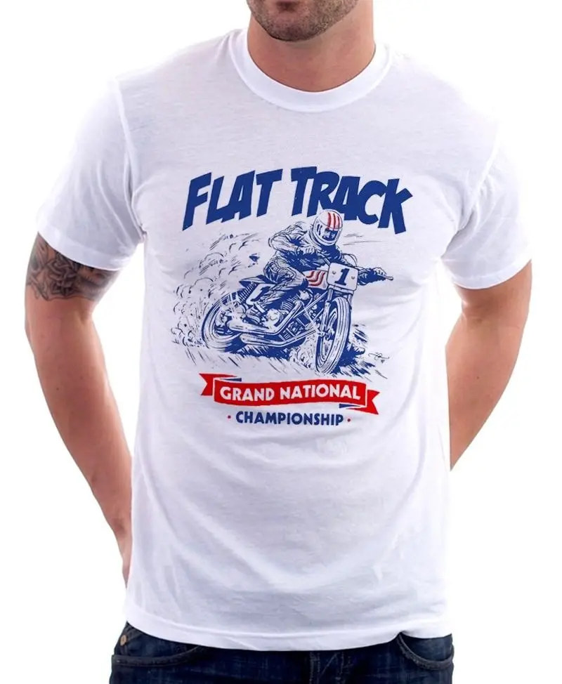 Tops Summer Cool Funny T-Shirt Speedway Flat Track Motorcycle Pro Grandnational Heather T-shirt 9143 Print T Shirt Men
Tops Summer Cool Funny T-Shirt Speedway Flat Track Motorcycle Pro Grandnational Heather T-shirt 9143 Print T Shirt Men