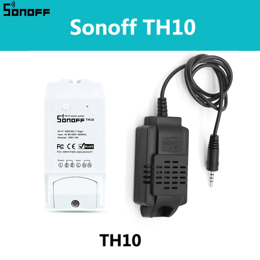 Sonoff Sensor Si7021 Temperature Humidity Sensor Probe High Accuracy Monitor Module for Sonoff TH10 and Sonoff TH16
Sonoff Sensor Si7021 Temperature Humidity Sensor Probe High Accuracy Monitor Module for Sonoff TH10 and Sonoff TH16