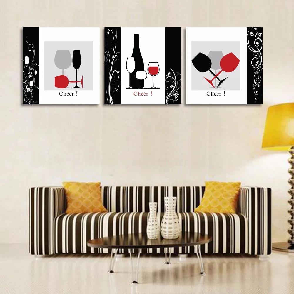 Wall Art Canvas Prints Still Life Canvas Painting Modern 3 Panels Red and Black Wine Glass Modular Painting Decoration Picture
Wall Art Canvas Prints Still Life Canvas Painting Modern 3 Panels Red and Black Wine Glass Modular Painting Decoration Picture