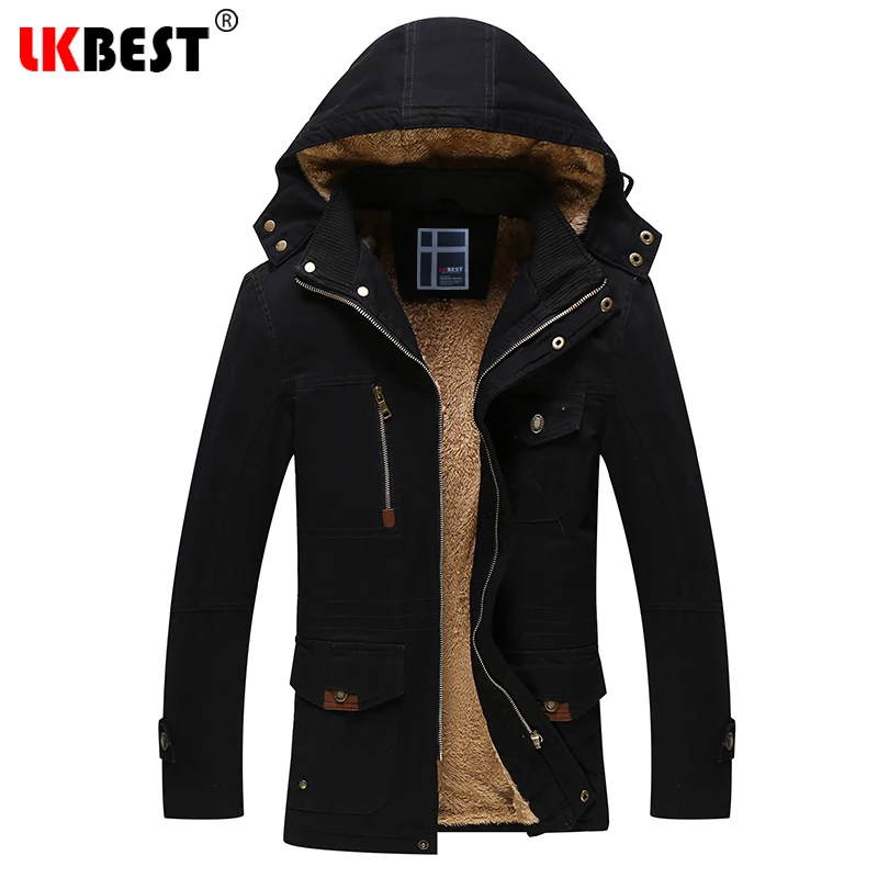 LKBEST New Winter Jacket Men Winter Cotton Coat Men Casual Hooded Wool liner Men Parka Windbreaker Jacket Men Outwear Plus Size
LKBEST New Winter Jacket Men Winter Cotton Coat Men Casual Hooded Wool liner Men Parka Windbreaker Jacket Men Outwear Plus Size