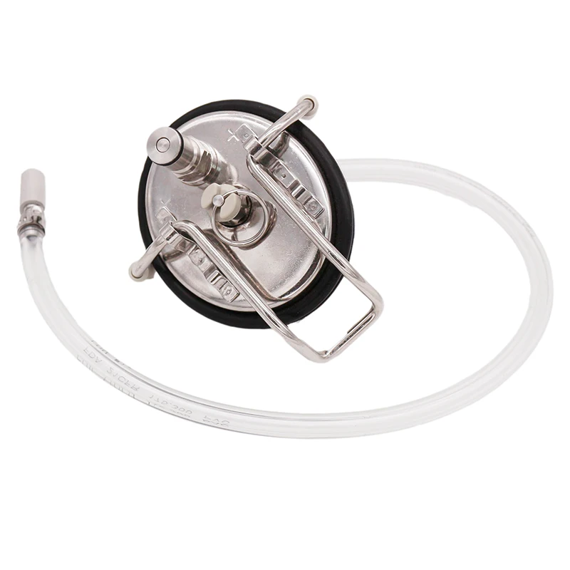 Carbonating Keg Lid with 0.5 Micron Carb stone Kegging Homebrew Corny Beer Keg Lid
Carbonating Keg Lid with 0.5 Micron Carb stone Kegging Homebrew Corny Beer Keg Lid