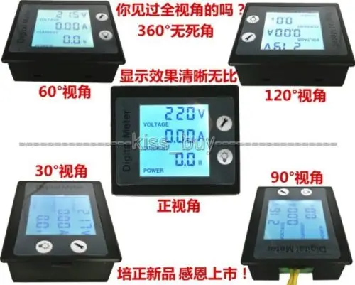 AC Combo digital display multi-function power monitor voltage current power kWh energy Voltmeter ammeter meter 110V 220V 10A
AC Combo digital display multi-function power monitor voltage current power kWh energy Voltmeter ammeter meter 110V 220V 10A