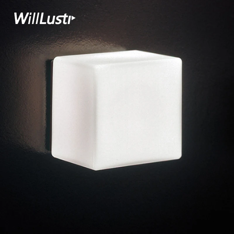 

Willlustr Cubi Wall sconce Lamp hotel restaurant doorway porch vanity lighting novelty Ufficio Stile design Modern light