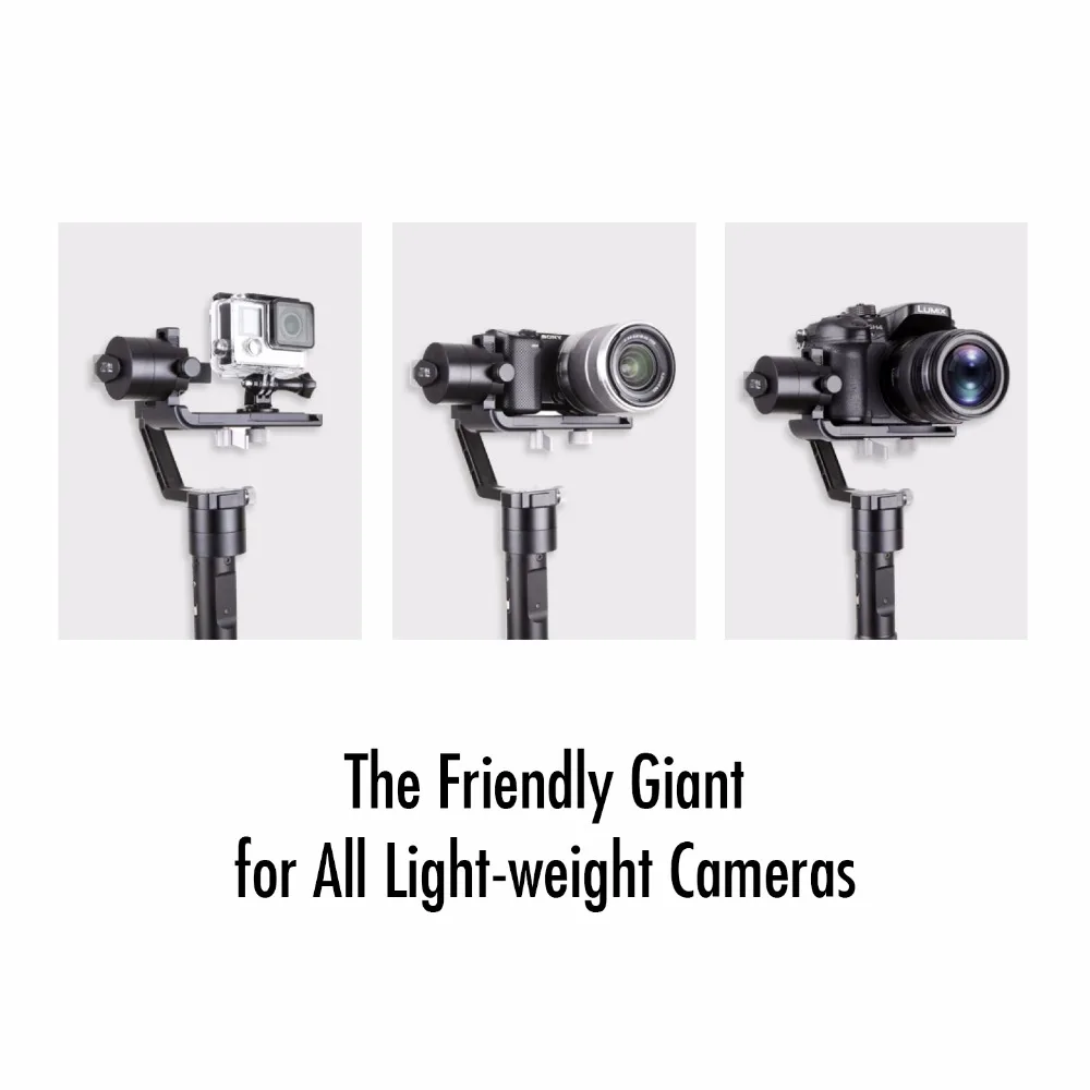 ZHIYUN Official Crane M 3-Axis Handheld Gimbal Stabilizer for Mirrorless Camera Action Camera Support 650g VS Crane 2 DJI FEIYU
ZHIYUN Official Crane M 3-Axis Handheld Gimbal Stabilizer for Mirrorless Camera Action Camera Support 650g VS Crane 2 DJI FEIYU