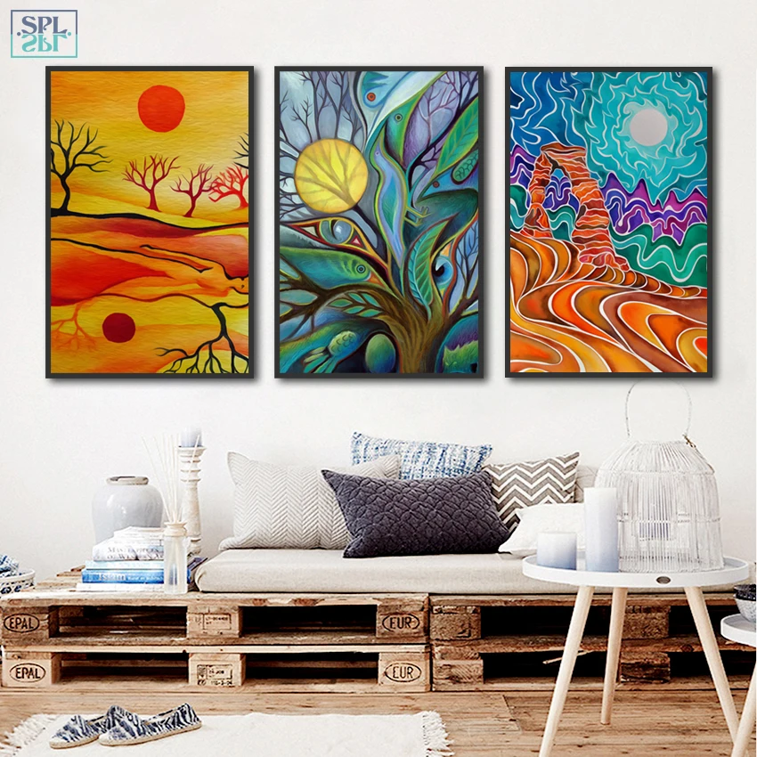 SPLSPL Frameless Abstract Decorative Artwork Picture Watercolor Sunset Canvas Art Print Oil Painting Ornamentation Picture
SPLSPL Frameless Abstract Decorative Artwork Picture Watercolor Sunset Canvas Art Print Oil Painting Ornamentation Picture
