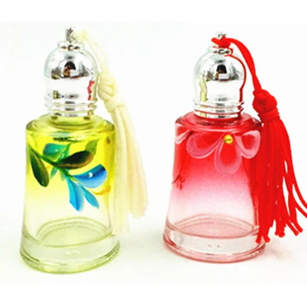 Empty Roller Perfume Bottle 10ml Red/Yellow Refillable Glass Scented Vials Women Makeup Packaging 10pcs/lot DC754 | Красота и