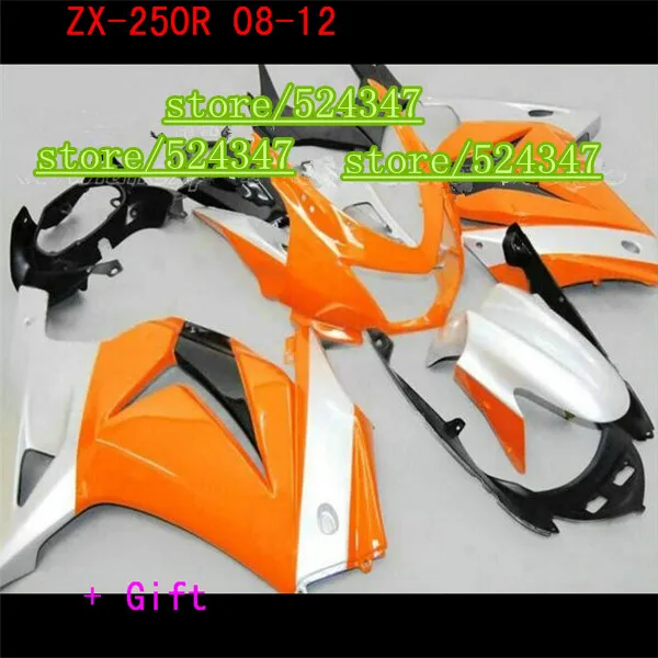 orange Complete Fairings Fit For Kawasaki EX250R / Ninja 250 2008 2009 2010 2011 2012 08-12 ABS Plastic Cowlings Injection Mold
orange Complete Fairings Fit For Kawasaki EX250R / Ninja 250 2008 2009 2010 2011 2012 08-12 ABS Plastic Cowlings Injection Mold