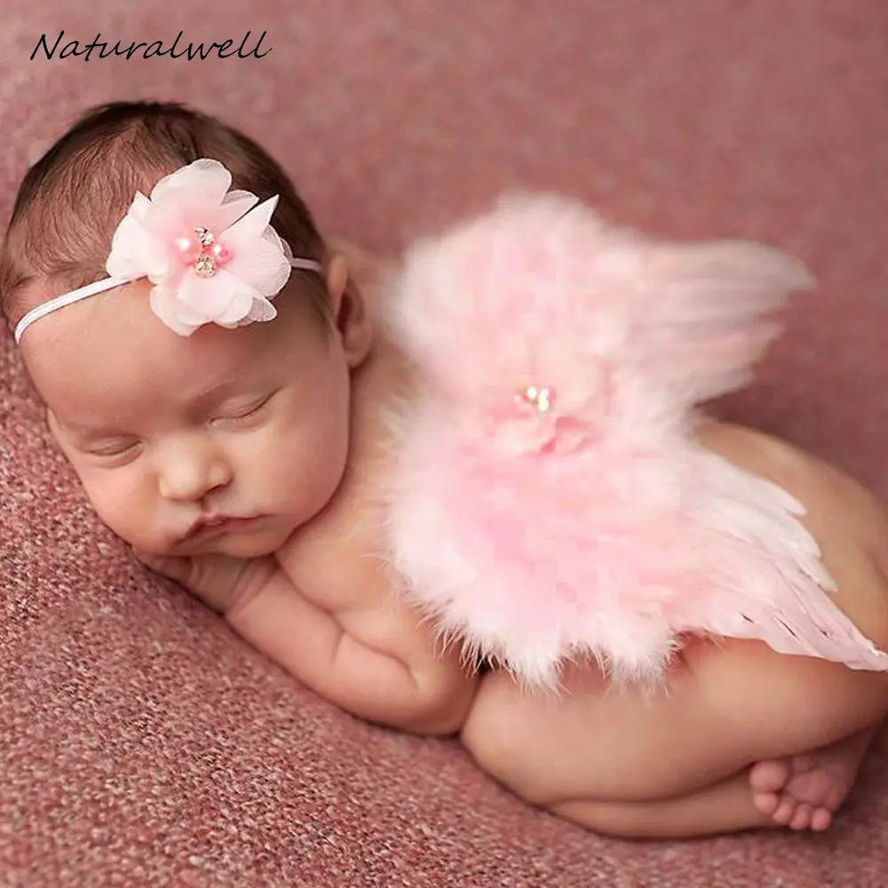 Naturalwell Newborn Angel Wings and Flower Headband Set White Angel Wings with Flower Headbands Photo Prop Shower gift HB629
Naturalwell Newborn Angel Wings and Flower Headband Set White Angel Wings with Flower Headbands Photo Prop Shower gift HB629