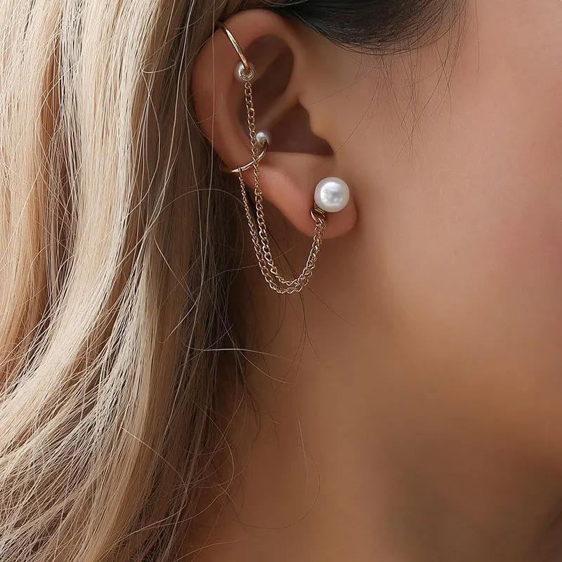 Punk Trendy Fashion Simulated pearl ear cuff snake ear cuff non piercing earring women jewelry Classic earcuff earring
Punk Trendy Fashion Simulated pearl ear cuff snake ear cuff non piercing earring women jewelry Classic earcuff earring