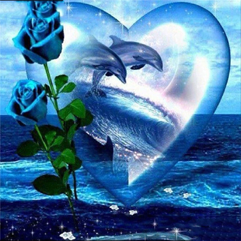 Rose,heart,dolphin 5d Diy Diamond Painting Round Diamond Rhinestones Cross Stitch Kit Diamond Embroidery Mosaic Needlework
Rose,heart,dolphin 5d Diy Diamond Painting Round Diamond Rhinestones Cross Stitch Kit Diamond Embroidery Mosaic Needlework