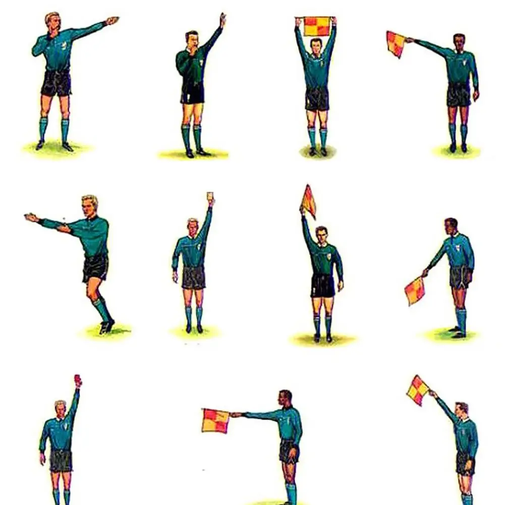 Mounchain Football Soccer Basketball Linesman Referee's Hand Signal Code Referee Flag Kits Competition Flag
Mounchain Football Soccer Basketball Linesman Referee's Hand Signal Code Referee Flag Kits Competition Flag
