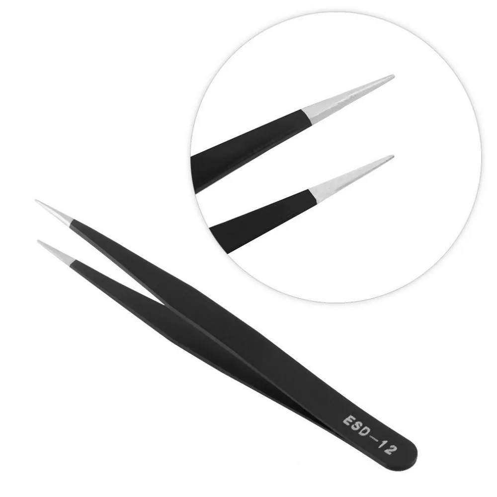 1X Eyelash Lash Extension Straight Black Tweezers Maintenance Tools With Paper Card Package
1X Eyelash Lash Extension Straight Black Tweezers Maintenance Tools With Paper Card Package